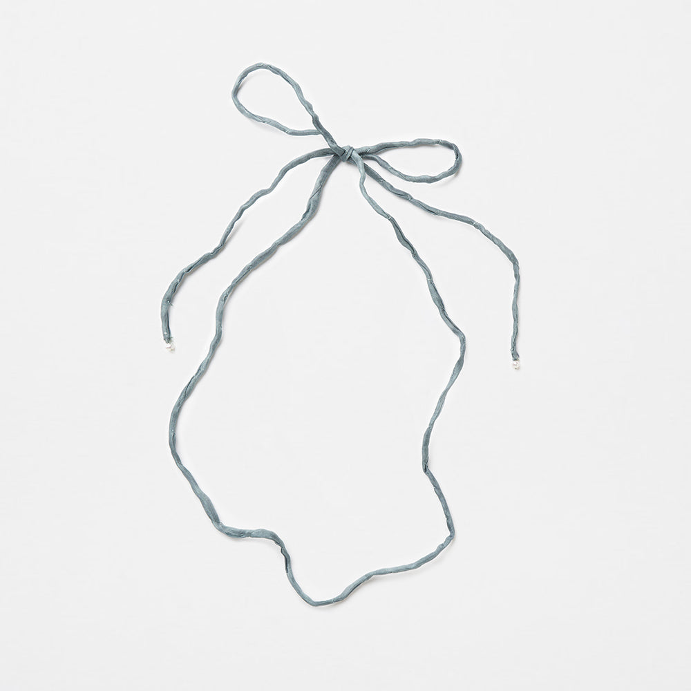 Silk Cord Necklace - Seafoam Green