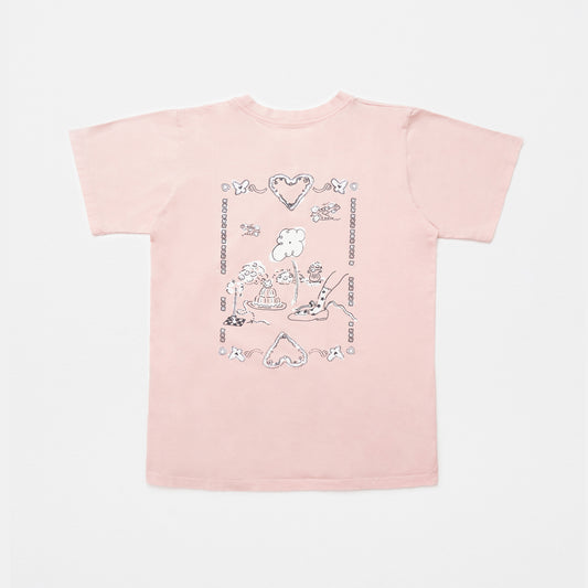 Waltz Garden shirt - Washed Pink