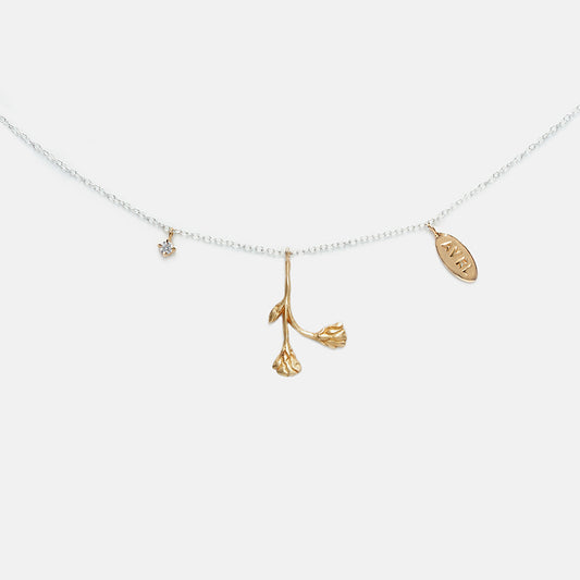 Sweet Pea Necklace - April