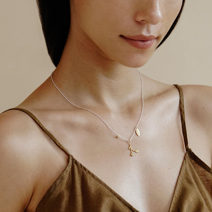 Sweet Pea Necklace - April