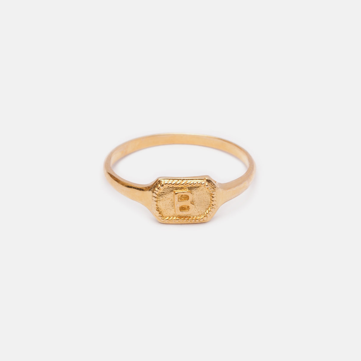 Alphabet Signet Ring