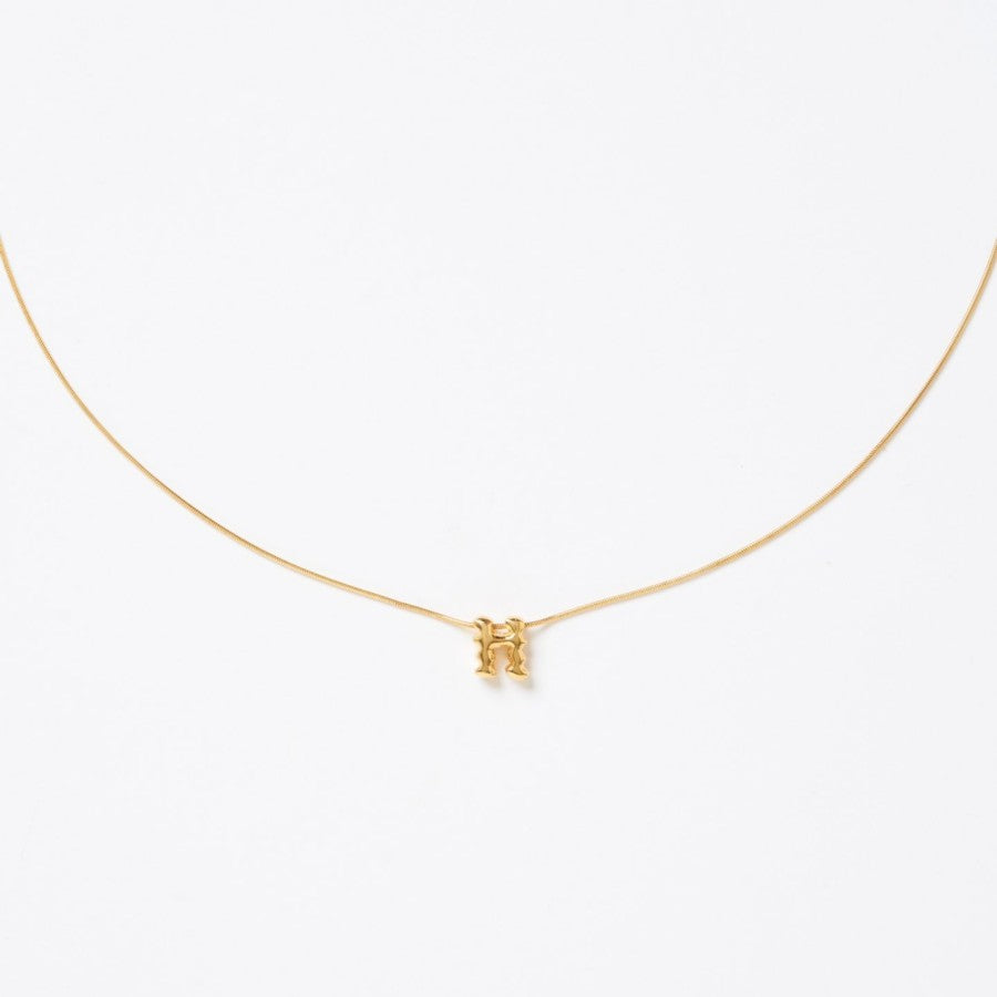 Alphabet Clay Necklace