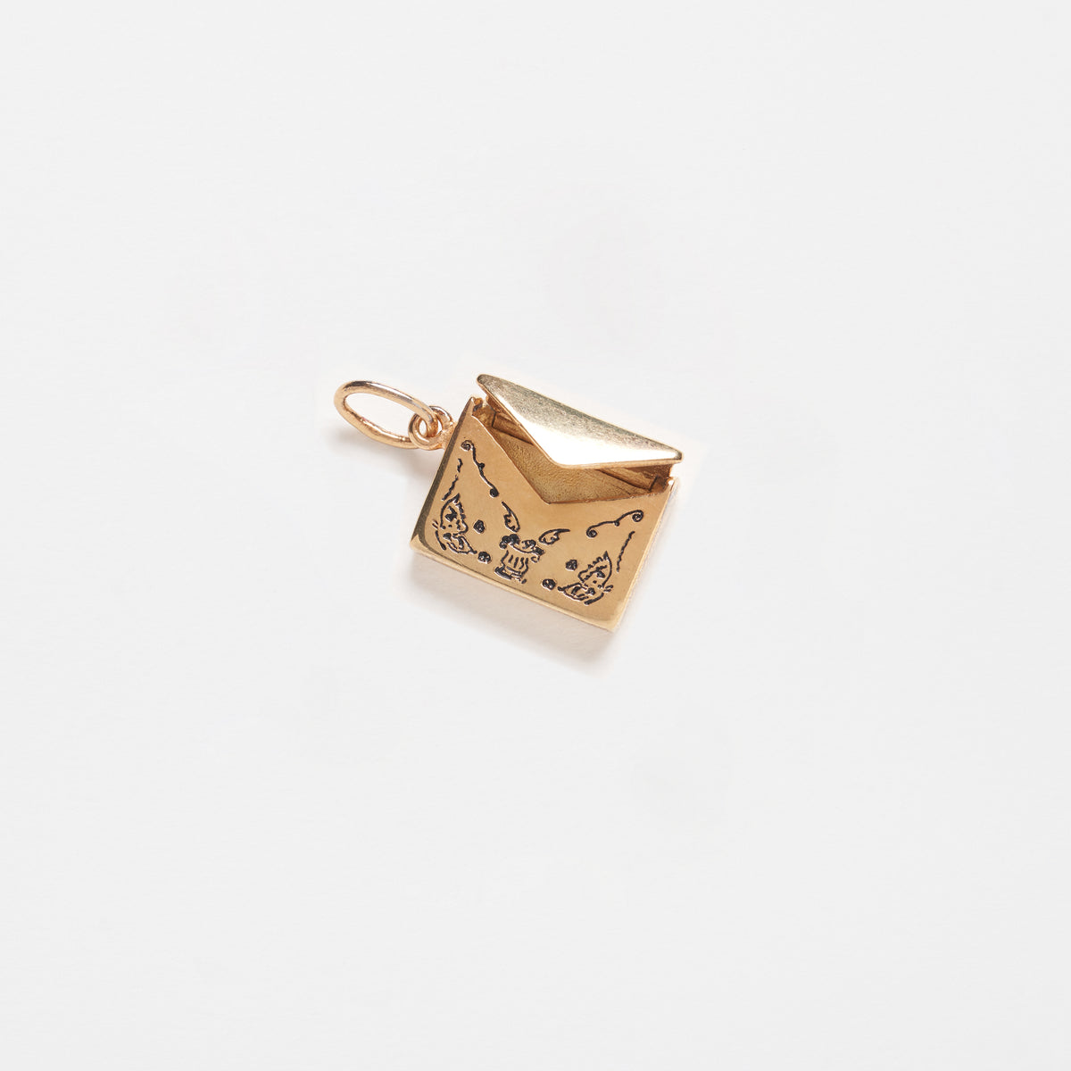 Envelope Charm - In The Garden