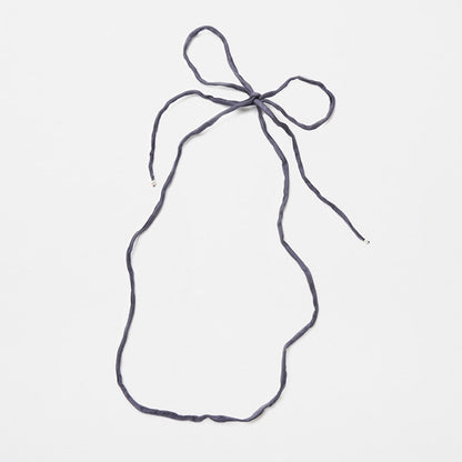 Silk Cord Necklace - Midnight Blue