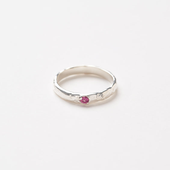 Starry Ring - Rhodolite