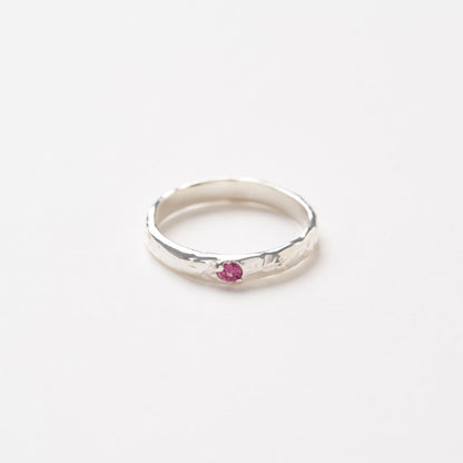 Starry Ring - Rhodolite