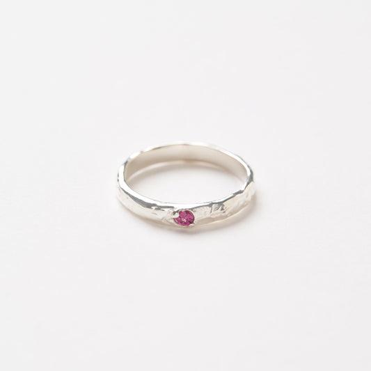 Starry Ring - Rhodolite
