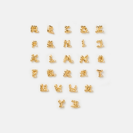 Alphabet Clay Stud