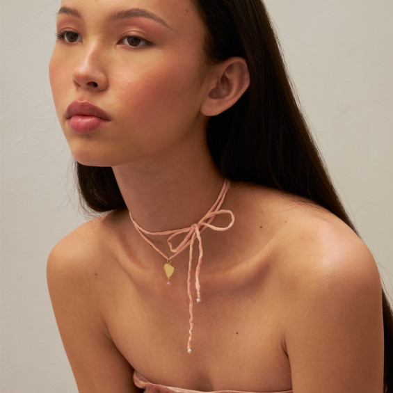 Silk Cord N. - Coral Pink