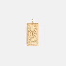 The Wheel of Fortune Card Charm