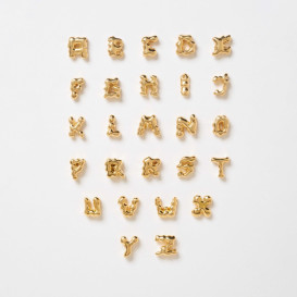 Alphabet Clay Charm